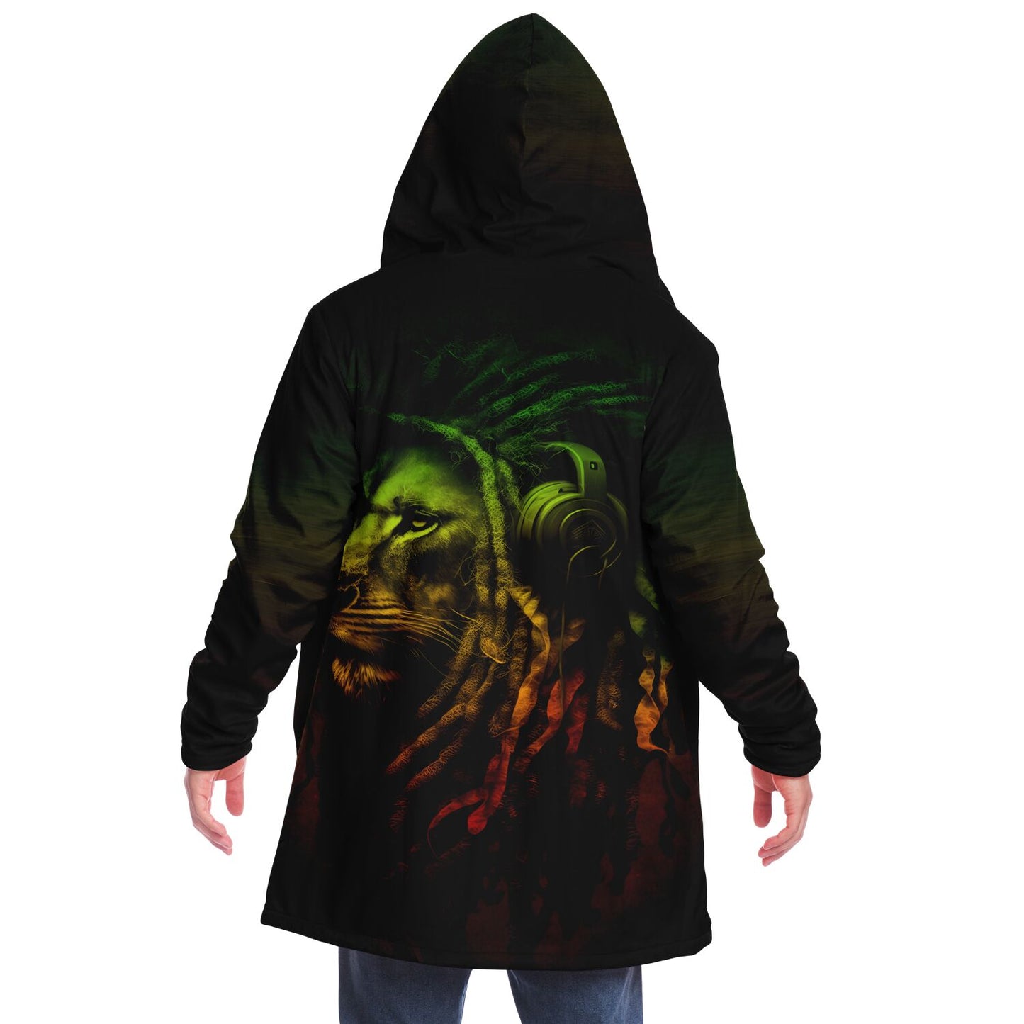 Reggae Lion Microfleece Unisex Cloak